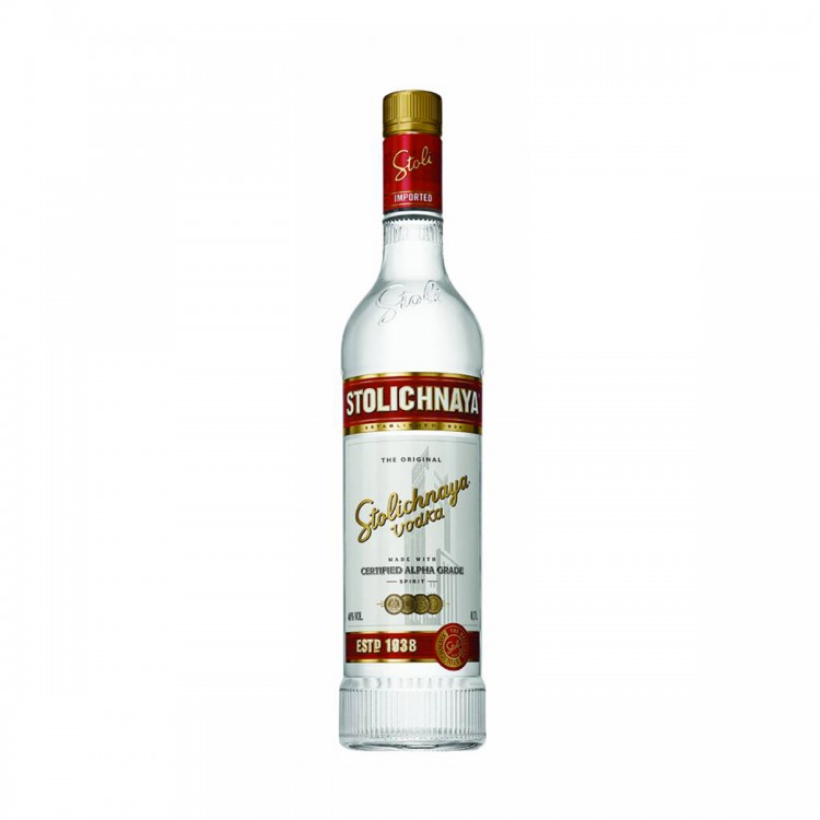 Vodka Stolichnaya Premium Astucciata