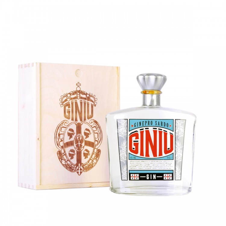 Giniu Gin di Sardegna cofanetto legno